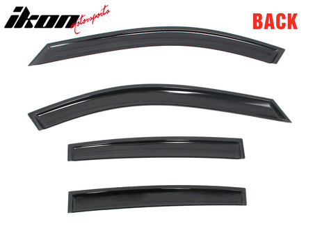 Fits 19-25 Nissan Altima Sedan Window Visors In-Channel Deflector Rain Guard Set