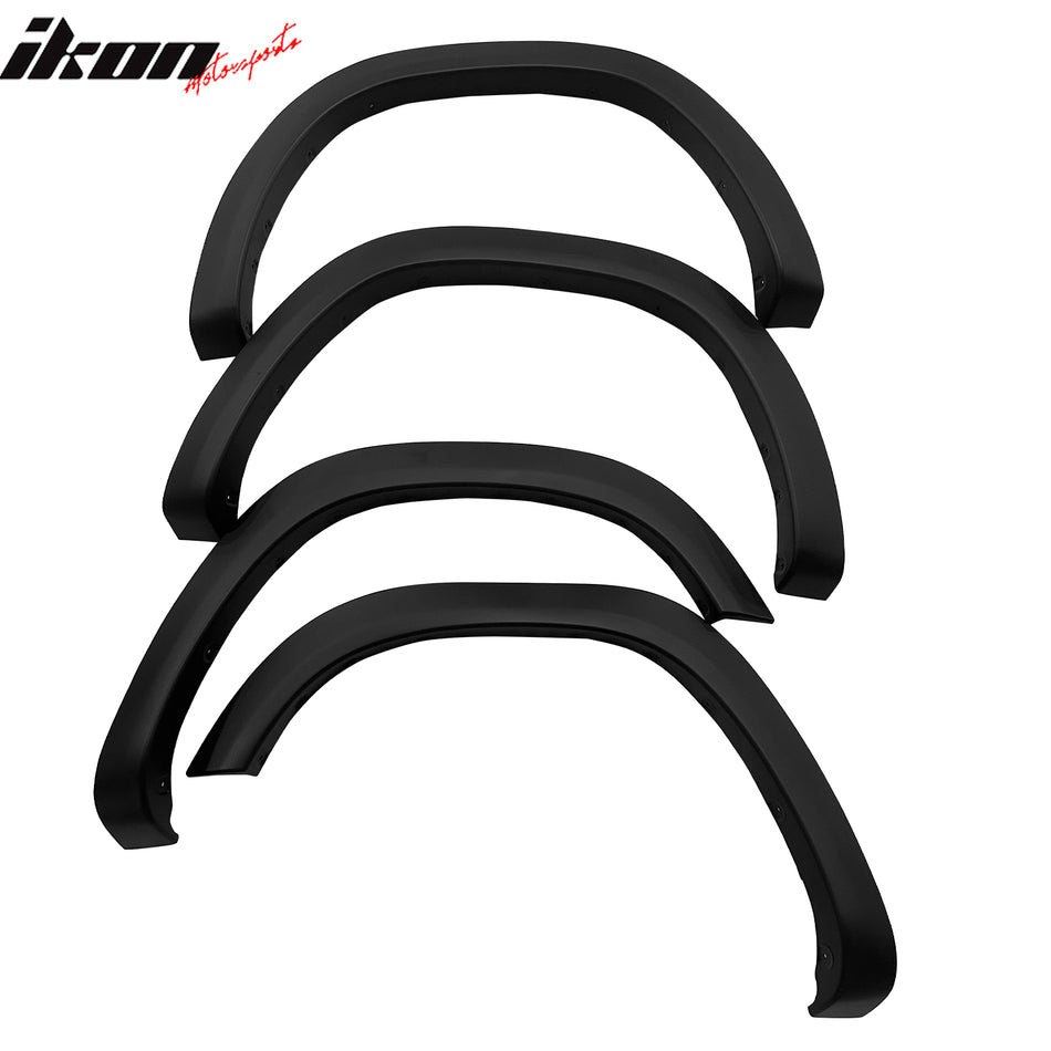 2019-2025 Ram 1500 OE Style Wheel Arch Cover Fender Flares Black PP