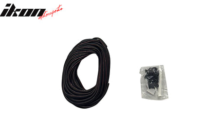 Fits 19-25 Ram 1500 OE Style Wheel Arch Cover Fender Flares Black Injected PP