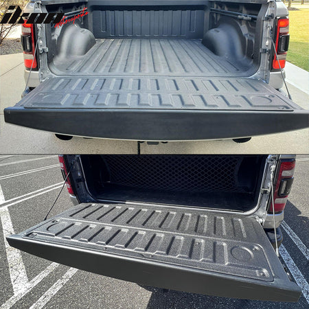 Fits 19-25 Ram 2500 3500 Tailgate Molding Cap Top Protector Spoiler Matte Black