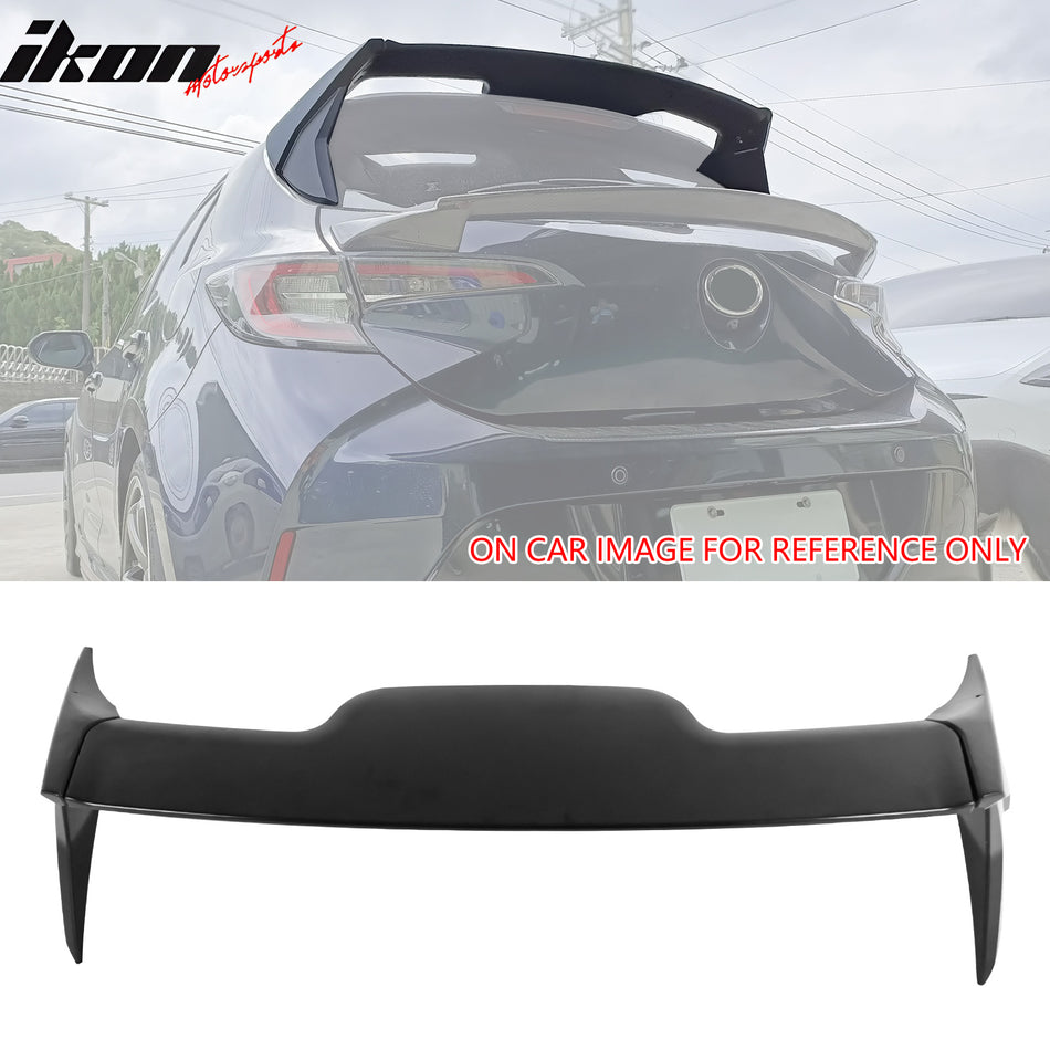 2019-2025 Toyota GR Corolla Hatchback Matte Black 3PC Roof Spoiler ABS
