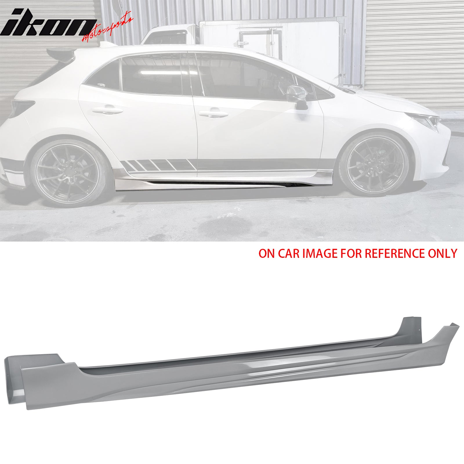 Fits 19-25 Toyota Corolla E210 Hatchback M Side Skirts Extension