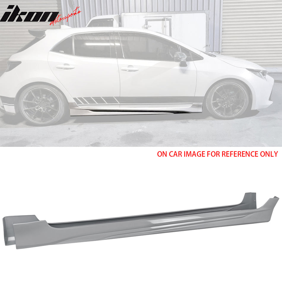 2019-2025 Toyota Corolla Hatchback M Unpainted Side Skirts Rocker Pannels
