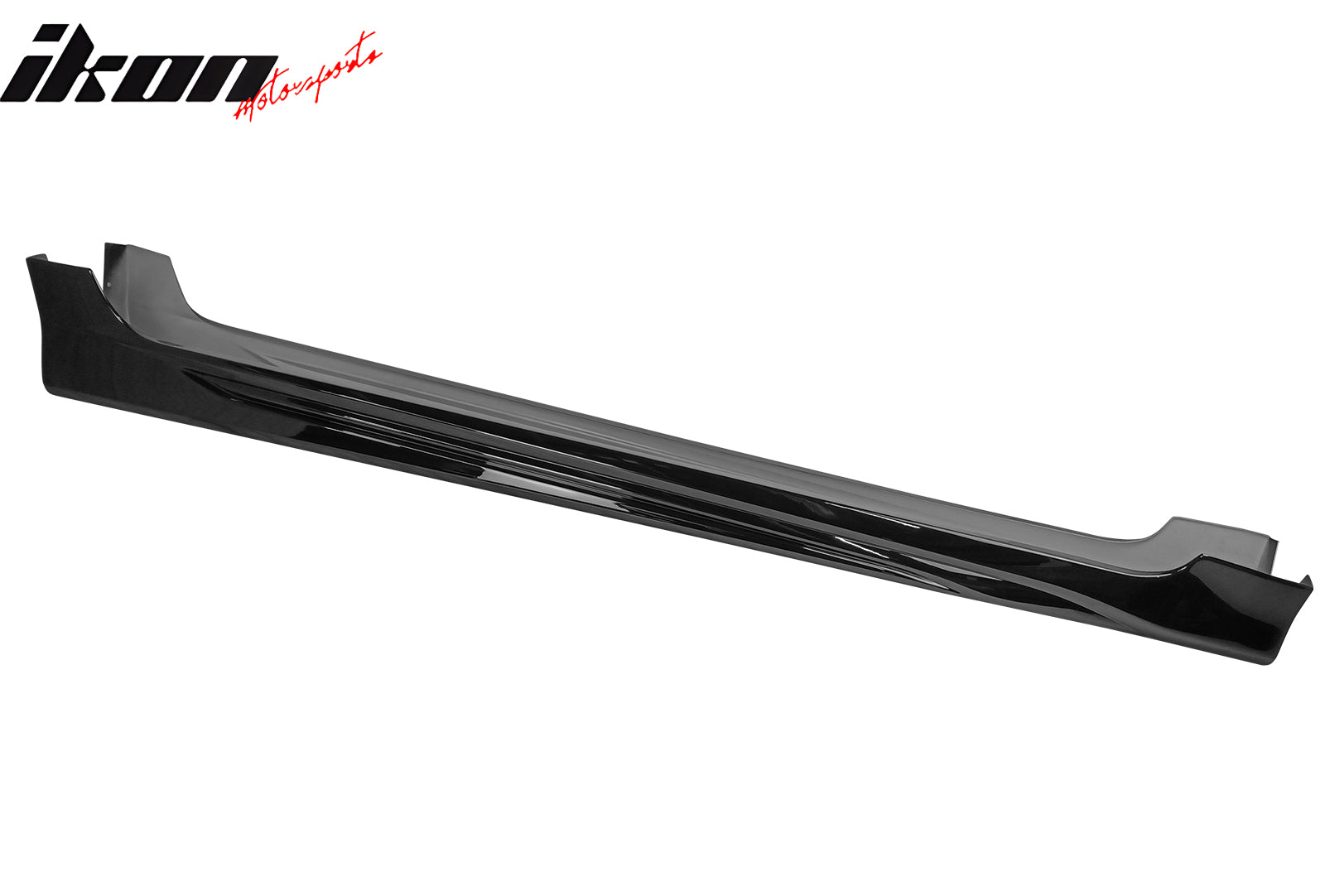 IKON MOTORSPORTS, Side Skirts Extention Compatible with 2019-2025 Toyota Corolla Hatchback 5DR, M Style Gloss Black Rocker Panel Splitter Side Underbody Spoiler 2PCS