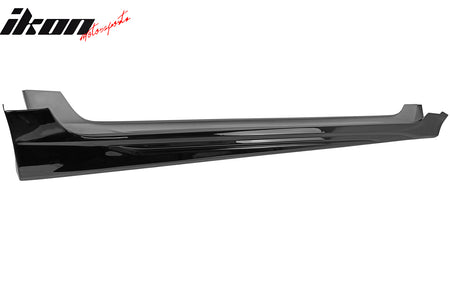 Fits 19-25 Toyota Corolla E210 Hatchback M Style Gloss Black Side Skirts Panel