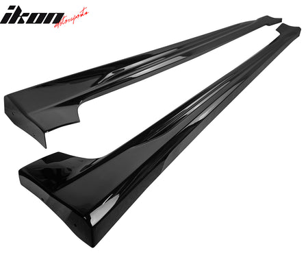 Fits 19-25 Toyota Corolla E210 Hatchback M Style Gloss Black Side Skirts Panel
