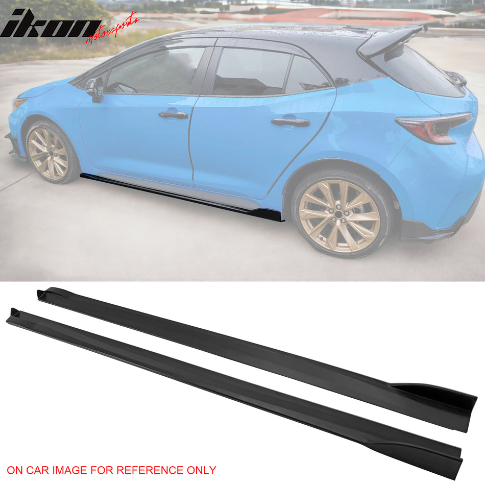 2019-2025 Toyota Corolla Hatchback T Unpainted Side Skirts Rocker Pannels