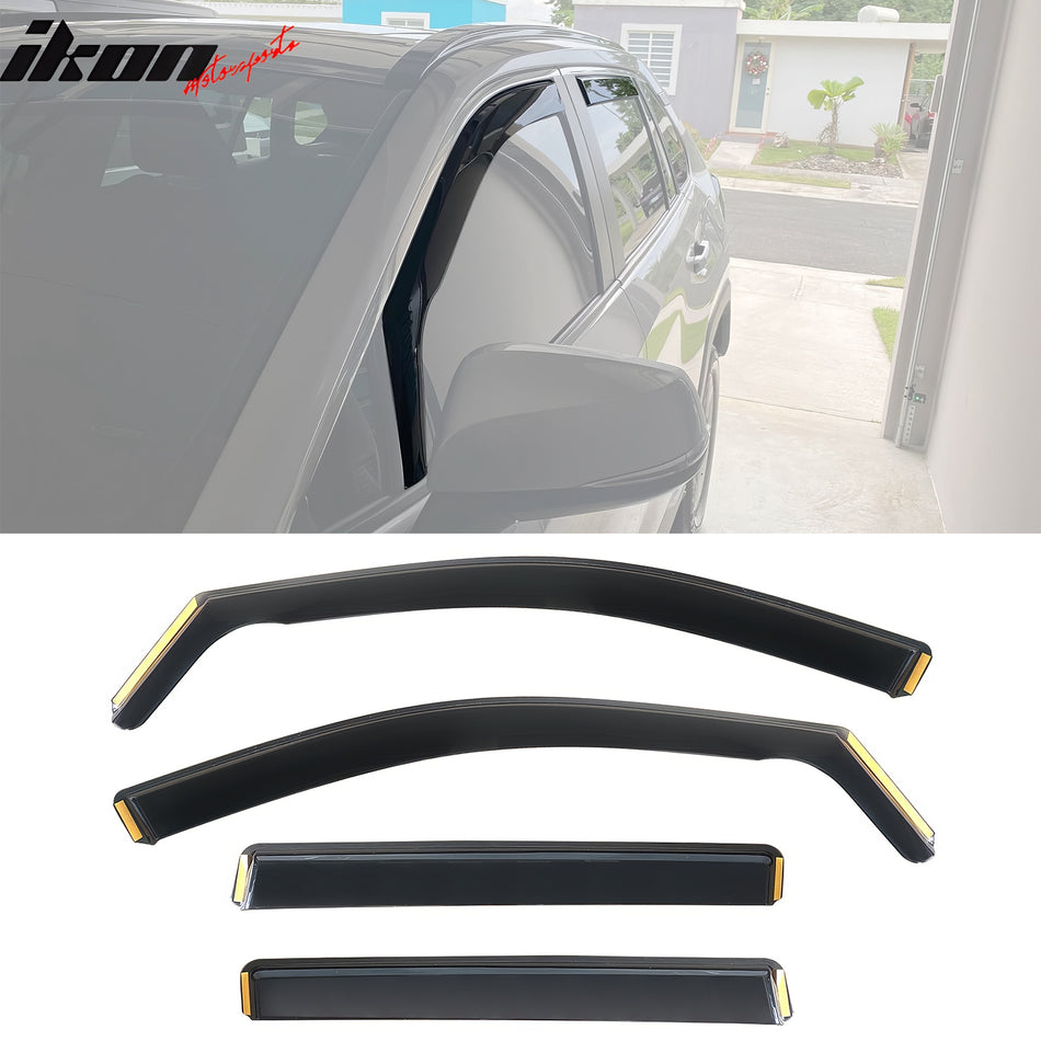 2019-2025 Toyota RAV4 In-Channel Window Visors Sun Vent Rain Guards PC