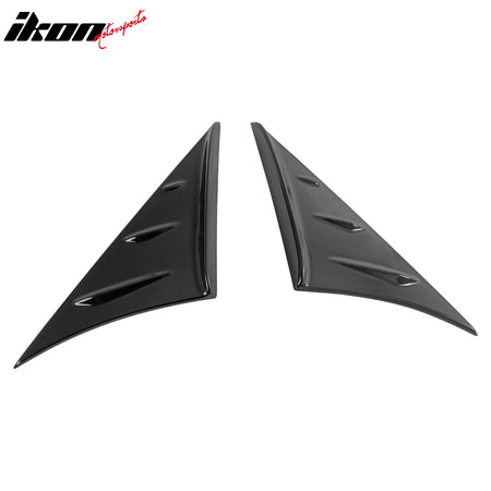 Fits 20-25 Toyota GR Supra A90 A91 Side Window Louvers Painted #D04 475 Black