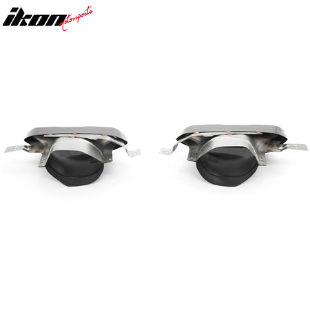 Fits 19-26 BMW G20 3-Series M340i Rear Exhaust Tail Pipe Finishers Muffler Tips
