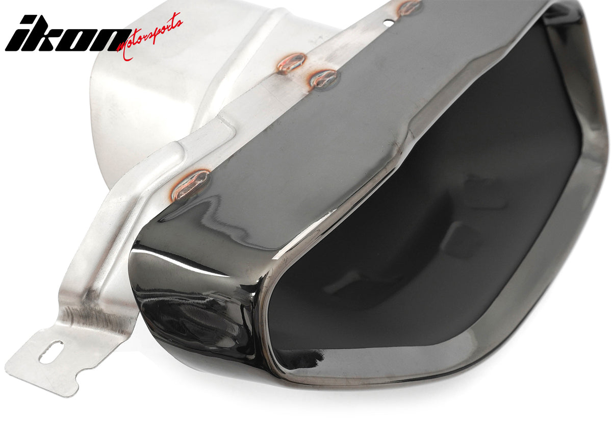 Fits 19-26 BMW G20 3-Series M340i Rear Exhaust Tail Pipe Finishers Muffler Tips