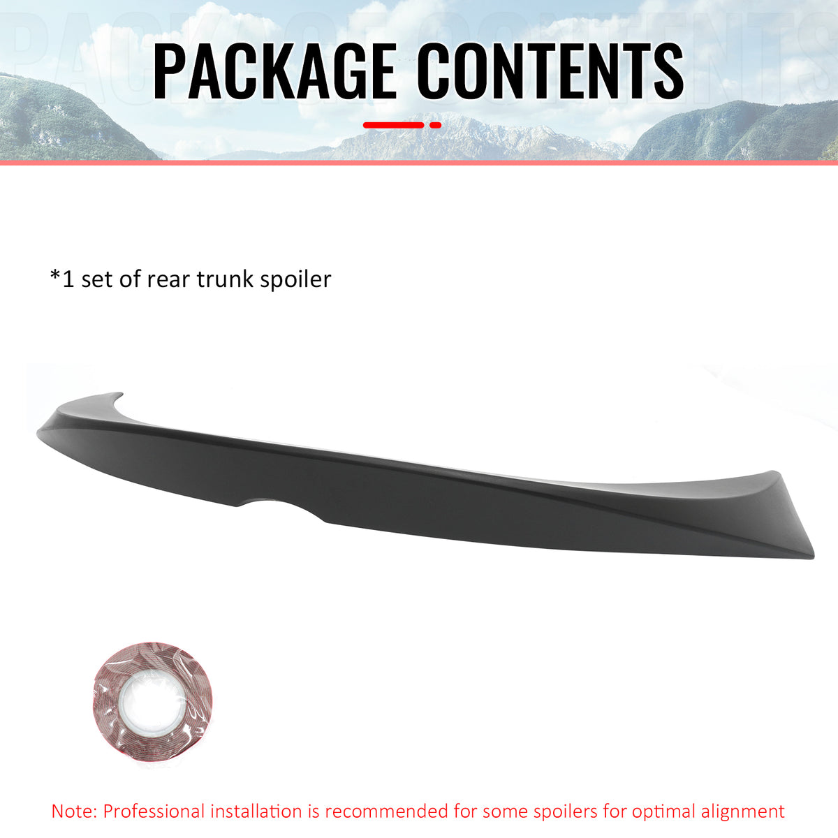 Fits 19-26 Toyota GR Corolla Trunk Spoiler Matte Black JDM Style Rear Wing ABS