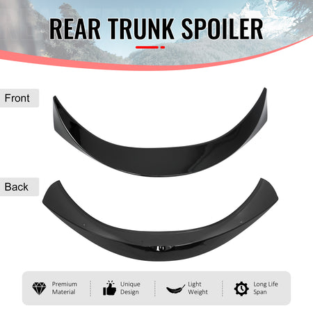 Fits 19-26 Toyota GR Corolla Trunk Spoiler Gloss Black JDM Style Rear Wing ABS