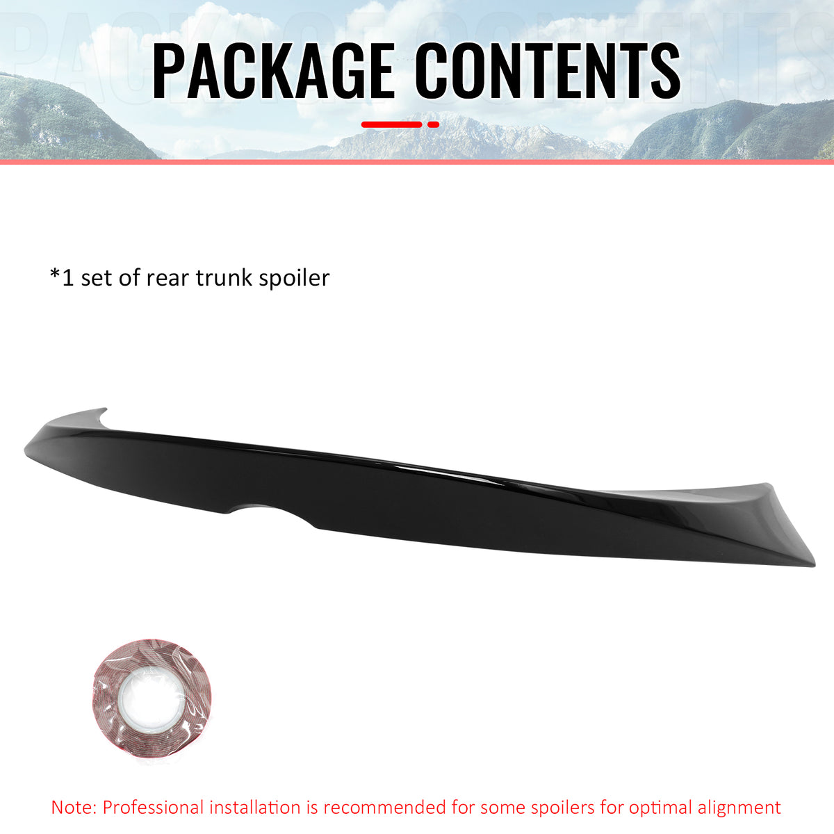 Fits 19-26 Toyota GR Corolla Trunk Spoiler Gloss Black JDM Style Rear Wing ABS