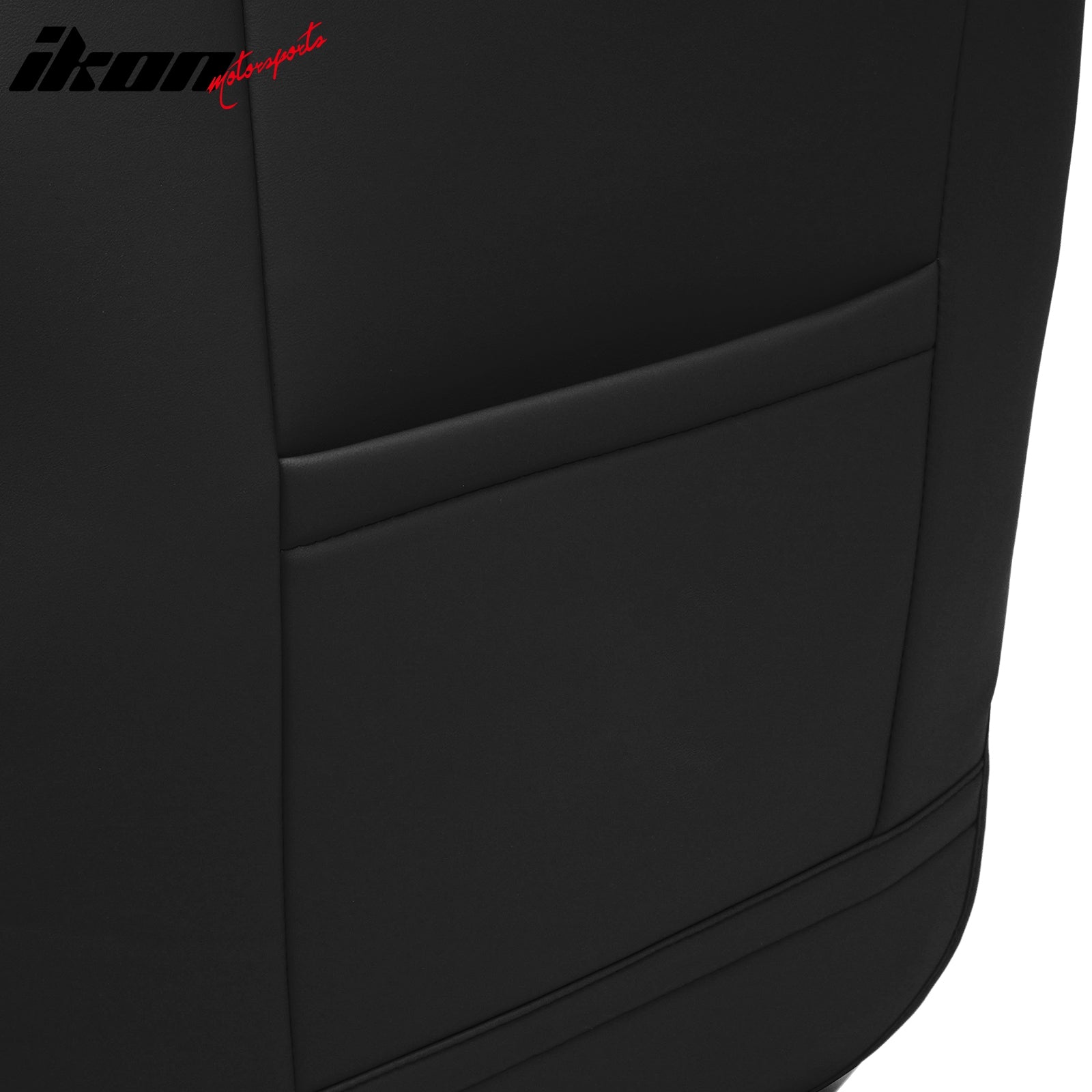 Fits 19-26 Chevy Silverado GMC Sierra 1500 2500HD 3500HD Front Seat Covers Black