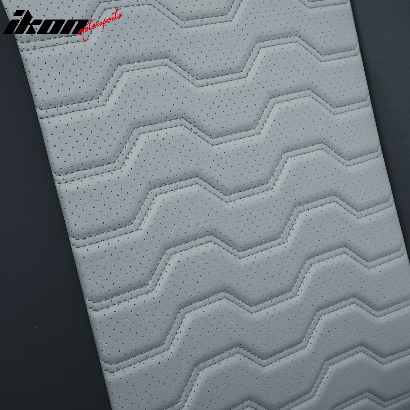 Fits 19-26 Silverado Sierra 1500 2500HD 3500HD Front Row Seat Covers Black& Gray