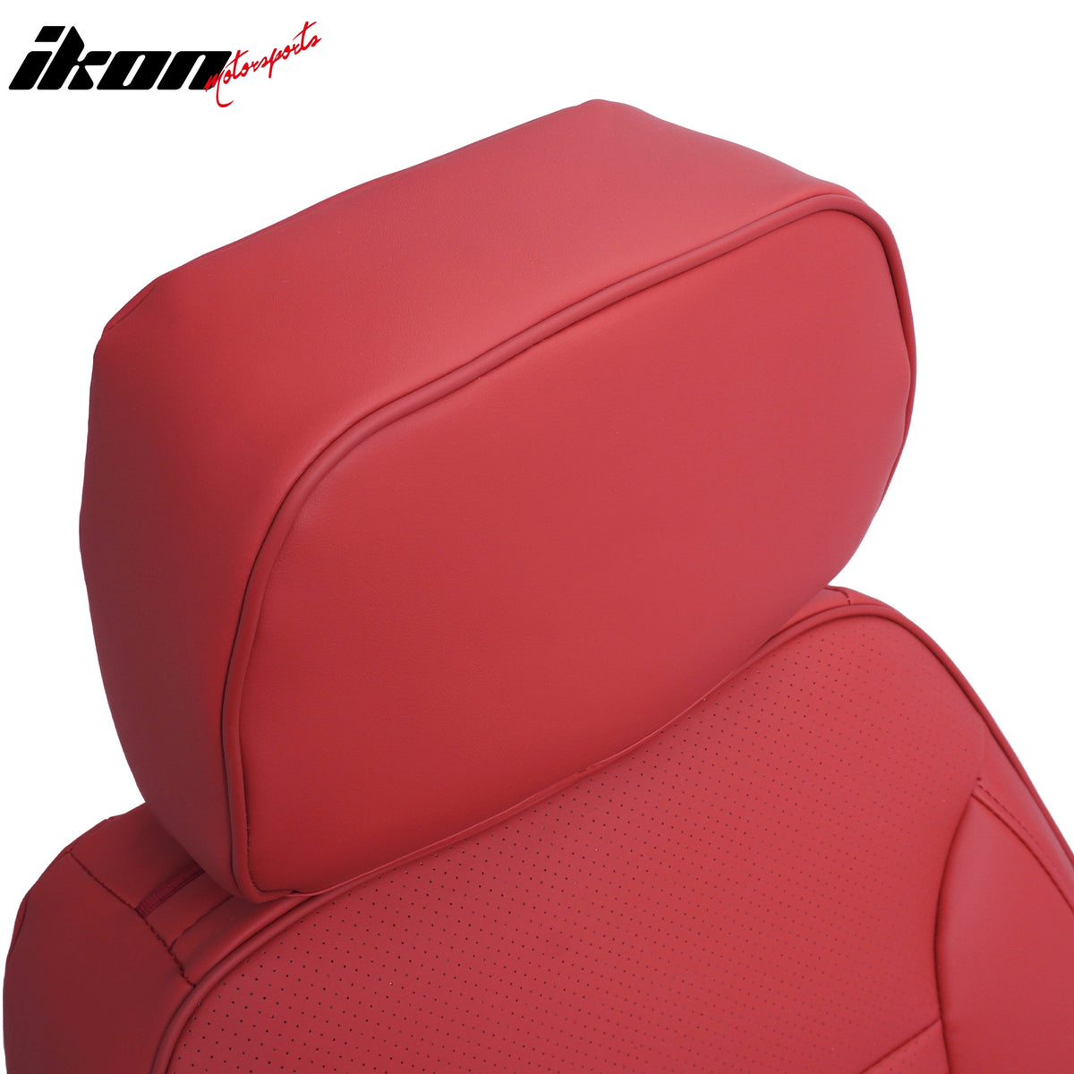 Fits 19-26 Chevy Silverado GMC Sierra 1500 2500HD 3500HD Front Seat Covers Red