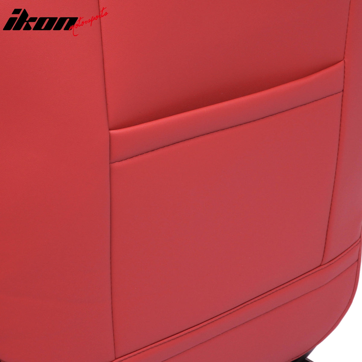 Fits 19-26 Chevy Silverado GMC Sierra 1500 2500HD 3500HD Front Seat Covers Red