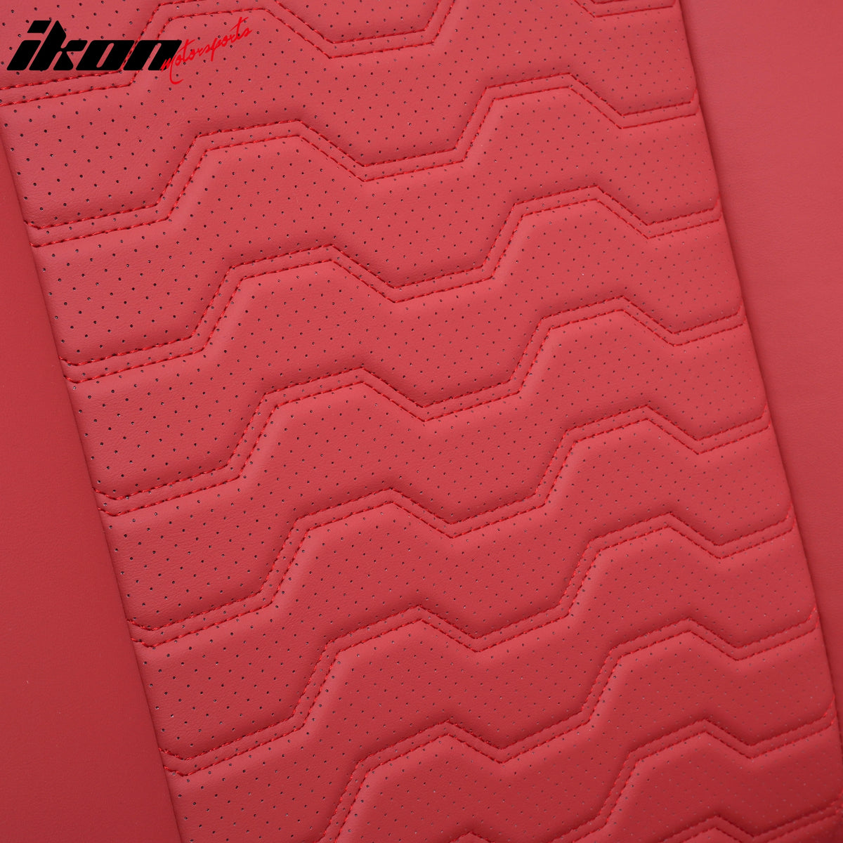 Fits 19-26 Chevy Silverado GMC Sierra 1500 2500HD 3500HD Seat Cover Full Set Red