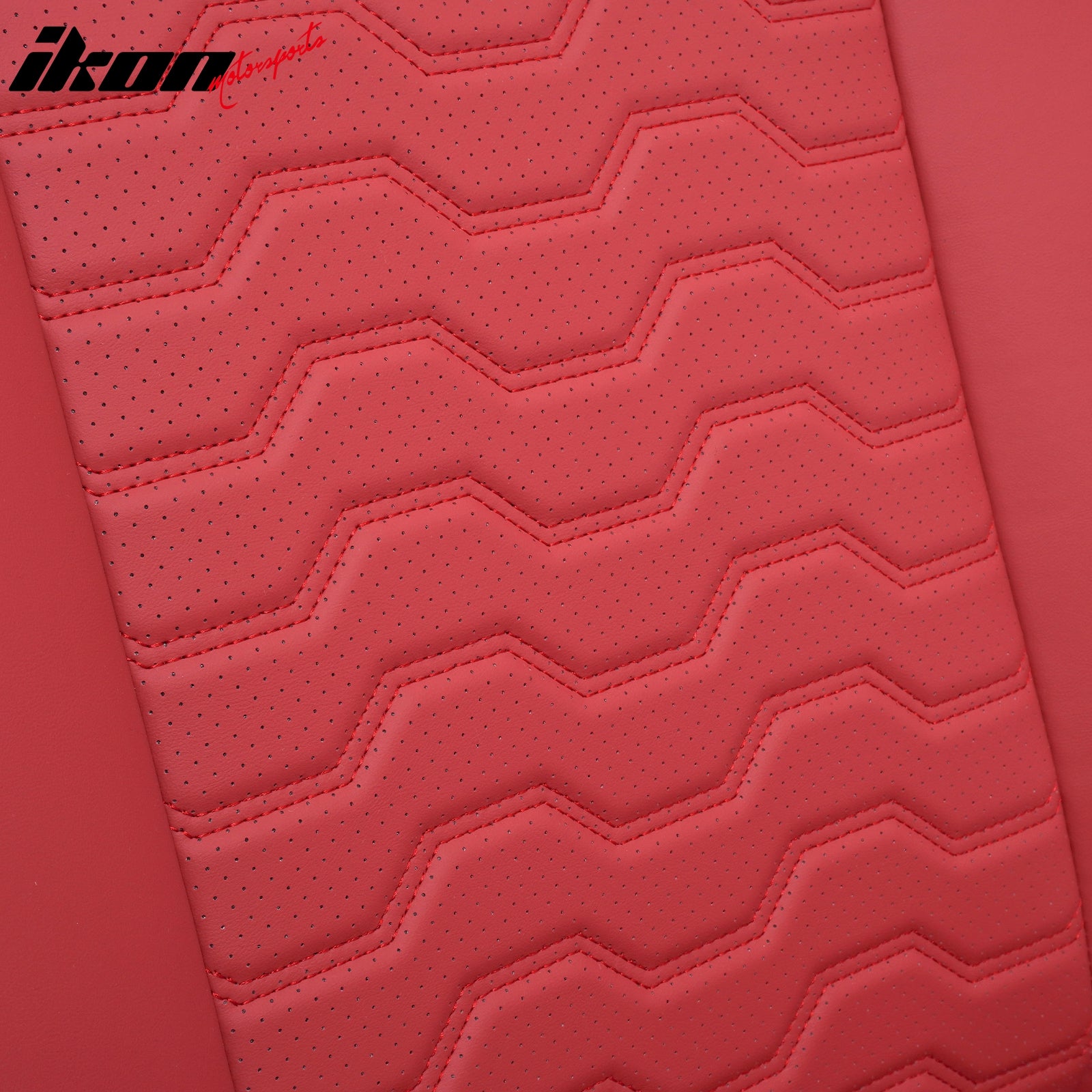 Fits 19-26 Chevy Silverado GMC Sierra 1500 2500HD 3500HD Seat Cover Full Set Red