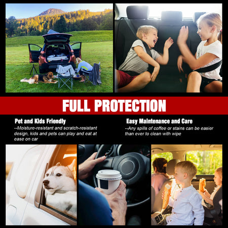 Fits 19-26 Dodge Ram 1500 Crew Cab Pickup Front Row Seat Covers Protector Beige