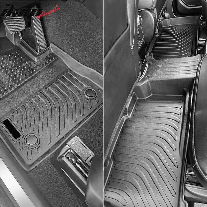 Fits 20-21 Ford Explorer 7 Seats TPE Floor Mats Liner+ Trunk Mat w/ Backrest Mat