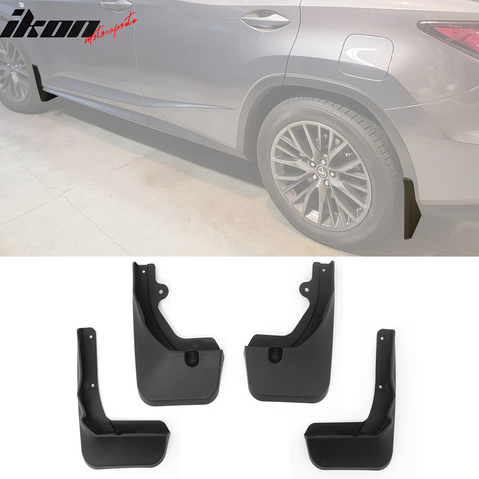 2020-2022 Lexus RX350 RX450h Front & Rear Mud Flaps Splash Guards PP