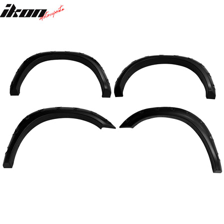 Fits 20-22 Ram 2500 Pocket Style Fender Flares Wheel Arch Extension Cover PP 4PC