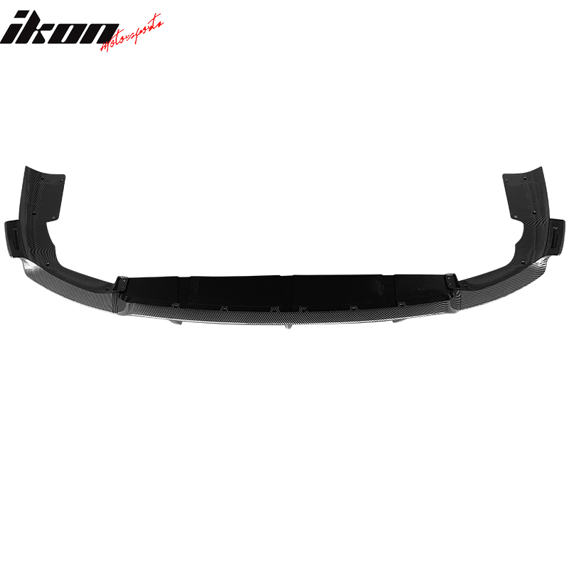 2020 - 2023 Bmw G06 X6 Ikon Style Gloss Black Rear Bumper Diffuser - ppCarbon Fiber PrintIkon Motorsports