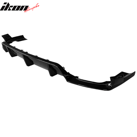 2020 - 2023 Bmw G06 X6 Ikon Style Gloss Black Rear Bumper Diffuser - ppCarbon Fiber PrintIkon Motorsports