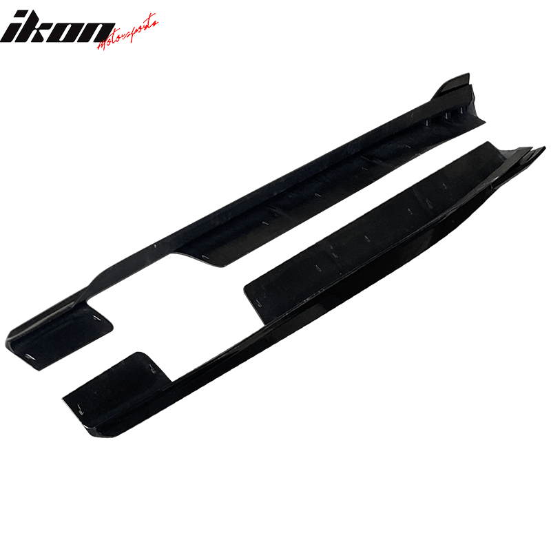 2020 - 2023 Bmw G06 X6 M Sport Ikon Side Skirts pp Carbon Fiber PrintGloss BlackIkon Motorsports