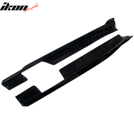 2020 - 2023 Bmw G06 X6 M Sport Ikon Side Skirts pp Carbon Fiber PrintGloss BlackIkon Motorsports