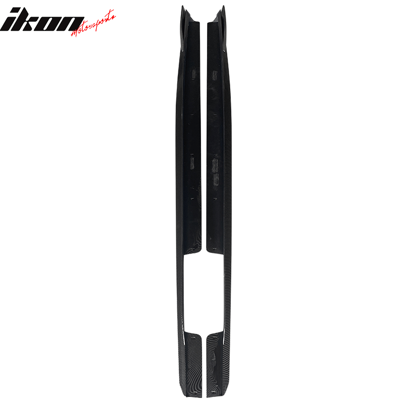 2020 - 2023 Bmw G06 X6 M Sport Ikon Side Skirts pp Carbon Fiber PrintGloss BlackIkon Motorsports