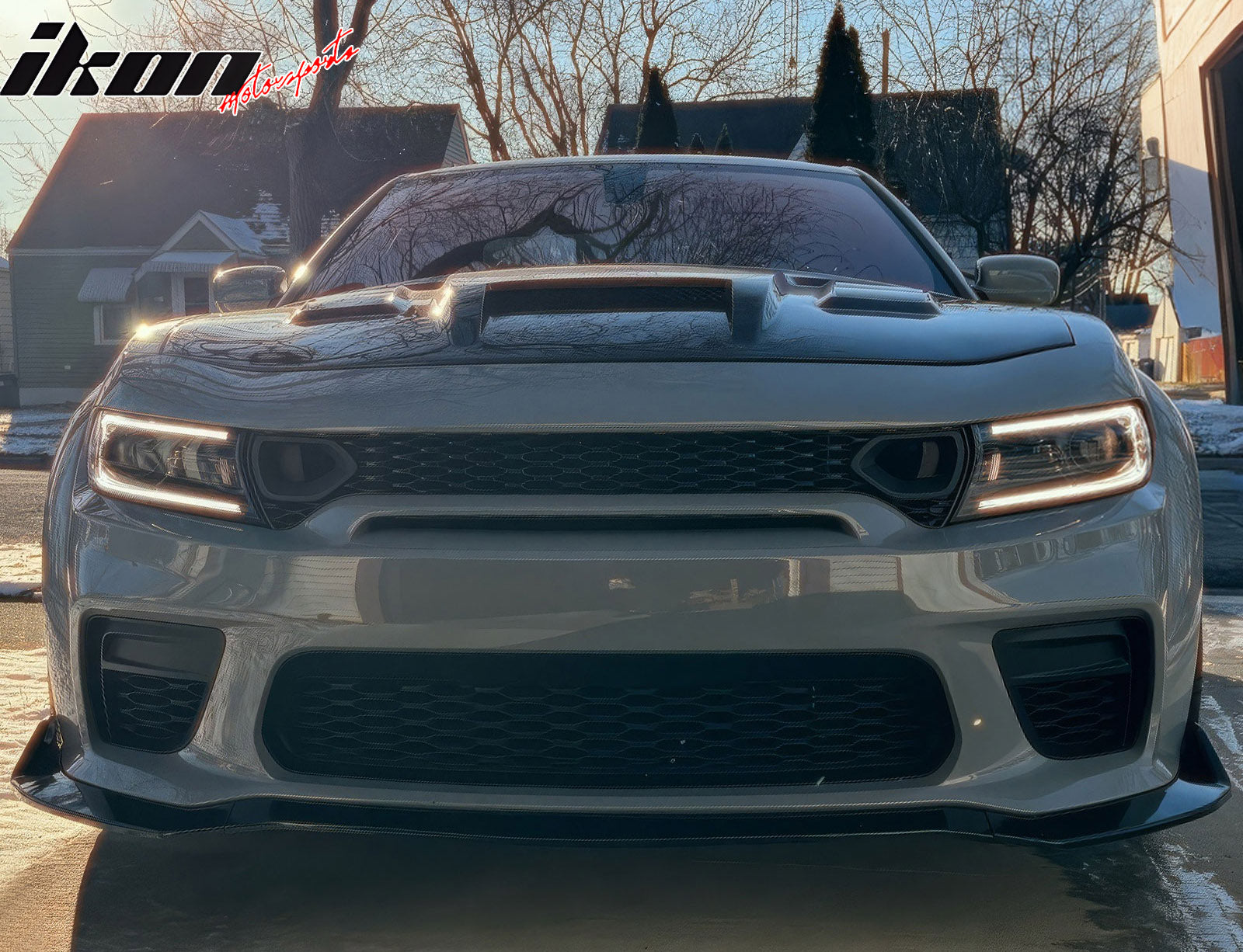 Fits 20-23 Dodge Charger Widebody Upper Grille SRT Scat Pack Style