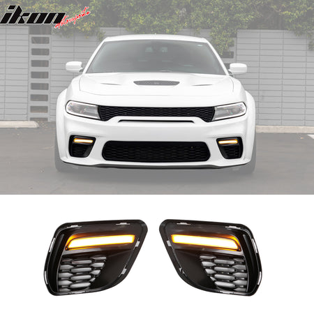 2020-2023 Dodge Charger Widebody Daytime Running Light Fog Light Cover 2020-2023 Dodge Charger Widebody Daytime Running Light Fog Light Cover