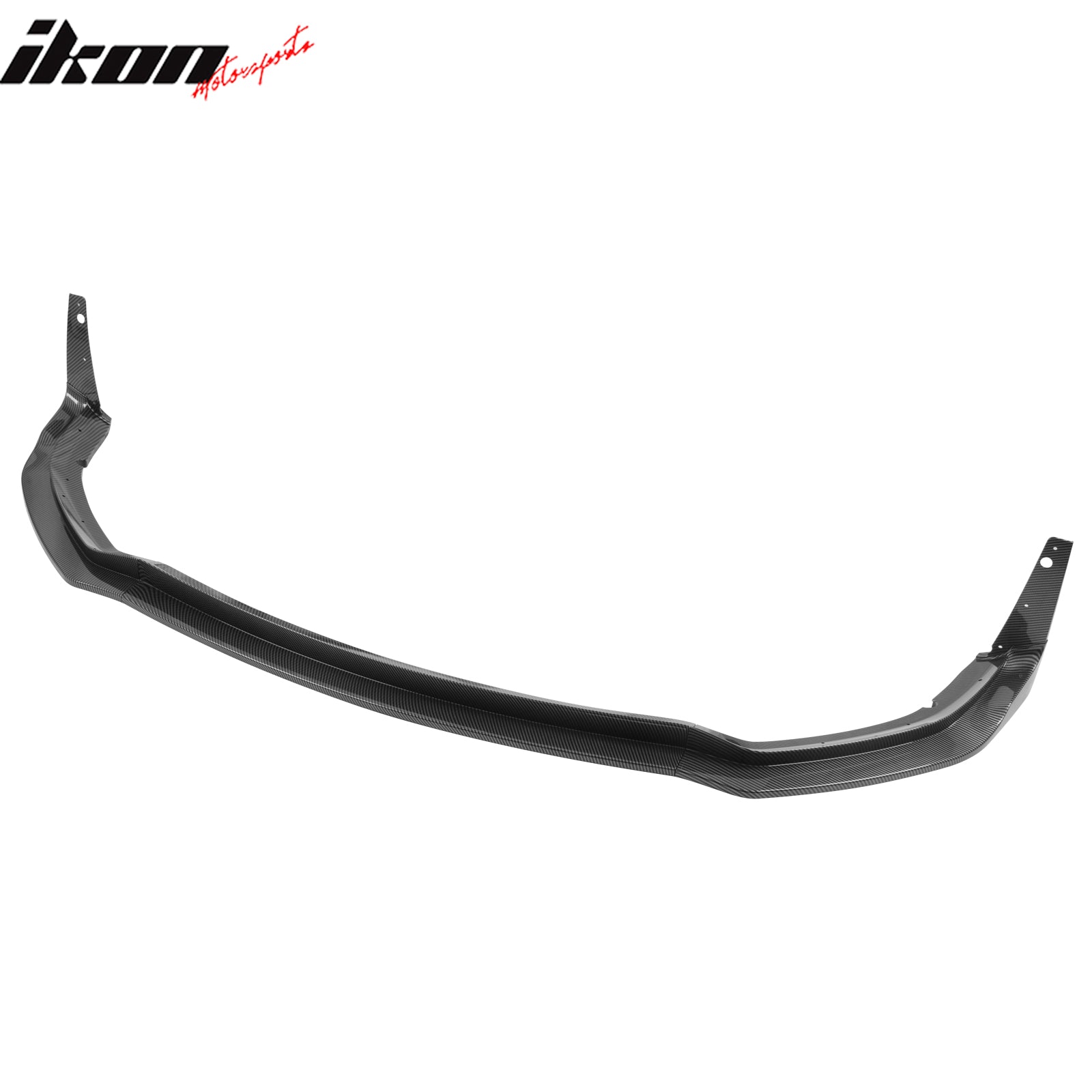 For 20-23 Dodge Charger Widebody IKON ABS Front Bumper Lip Carbon Fiber Print