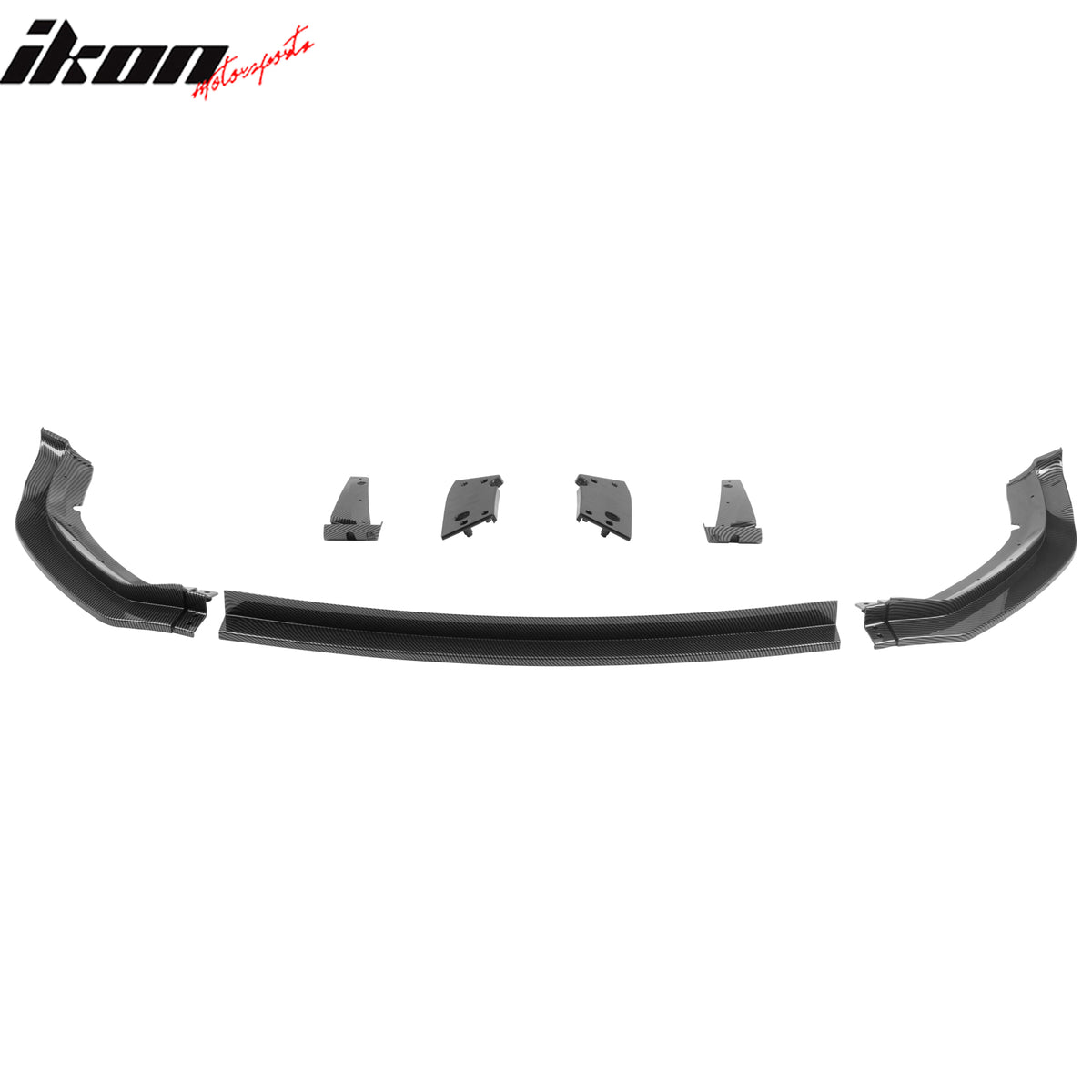 For 20-23 Dodge Charger Widebody IKON ABS Front Bumper Lip Carbon Fiber Print