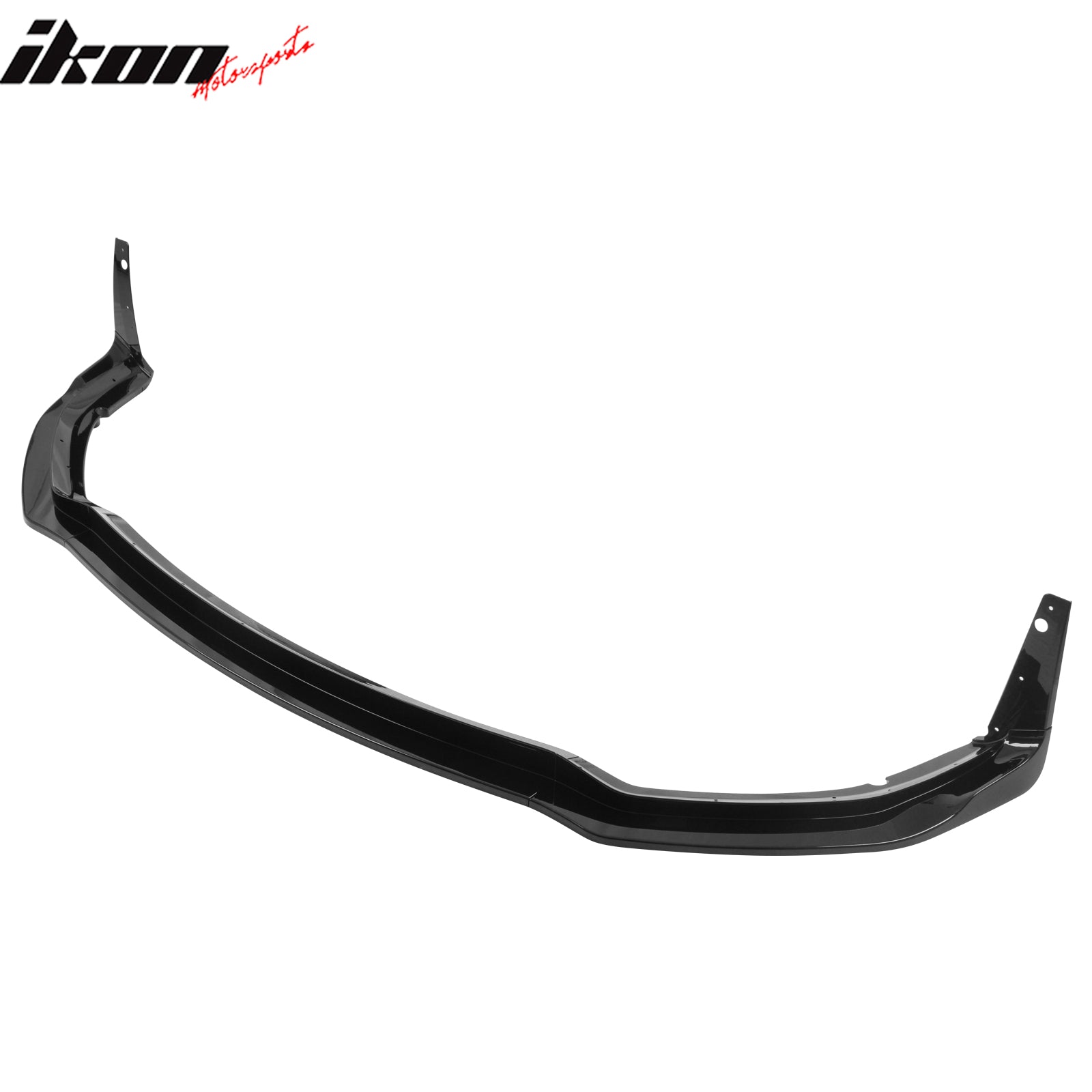 For 20-23 Dodge Charger Widebody IKON Style ABS Front Bumper Lip Gloss Black 7PC