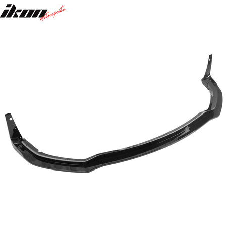 For 20-23 Dodge Charger Widebody IKON Style ABS Front Bumper Lip Gloss Black 7PC