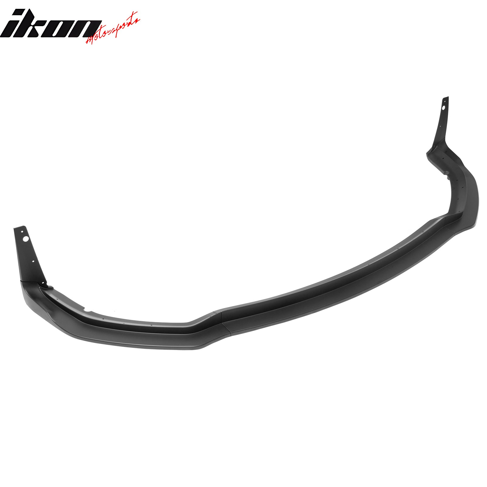 For 20-23 Dodge Charger Widebody IKON Style ABS Front Bumper Lip Matte Black 7PC