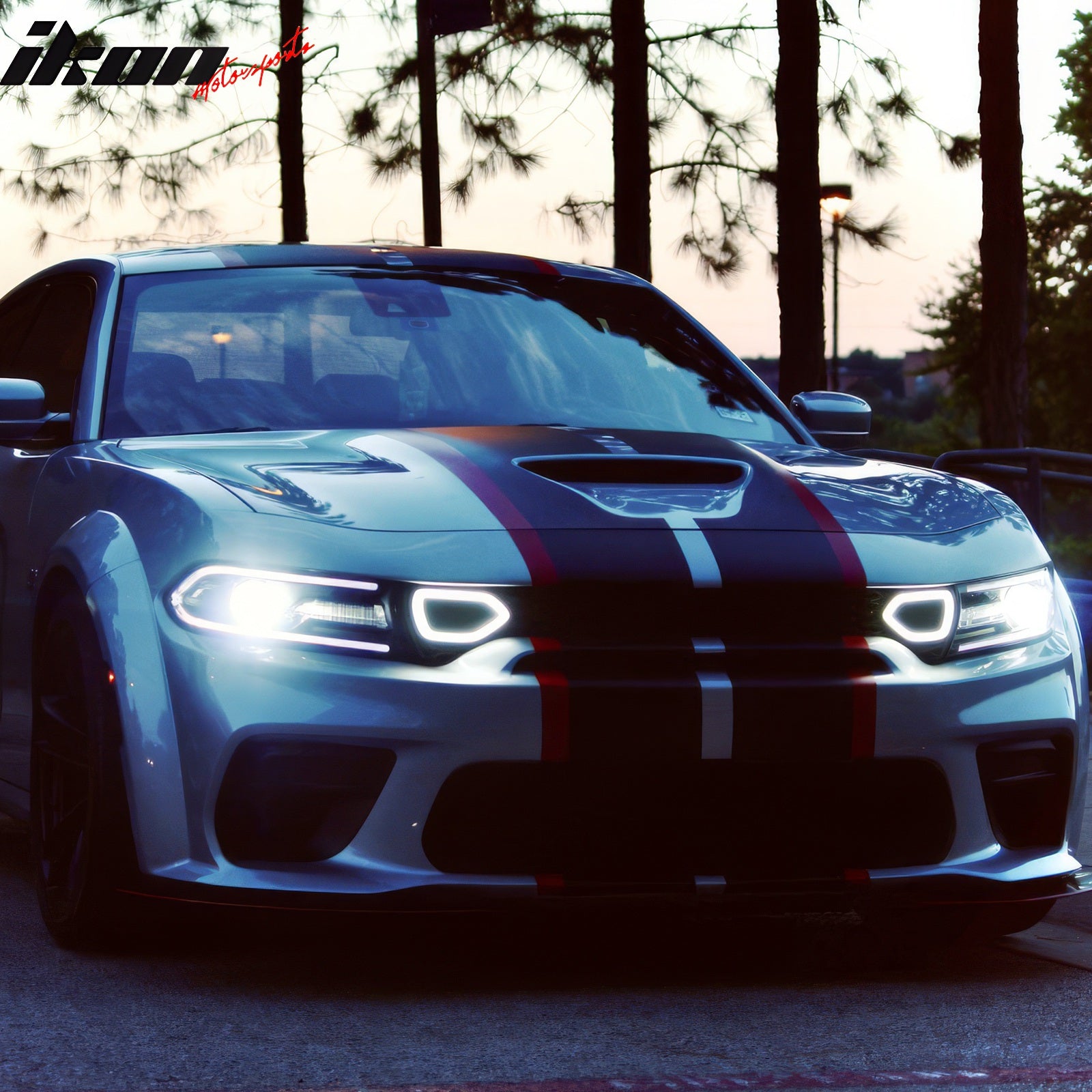 Fits 20-23 Charger SRT Widebody Performance LED Switchback Mesh