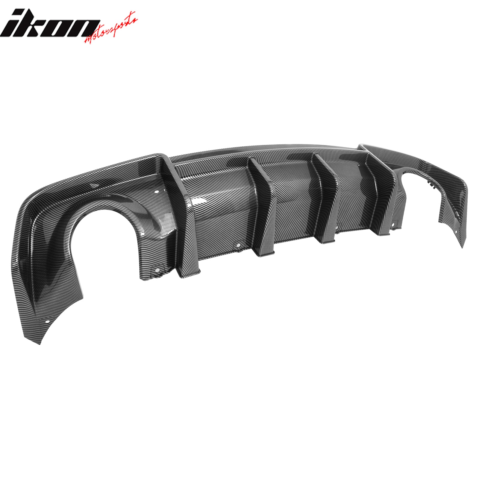 Fits 20-23 Dodge Charger Widebody Rear Bumper Diffuser Carbon Fiber Print Lip