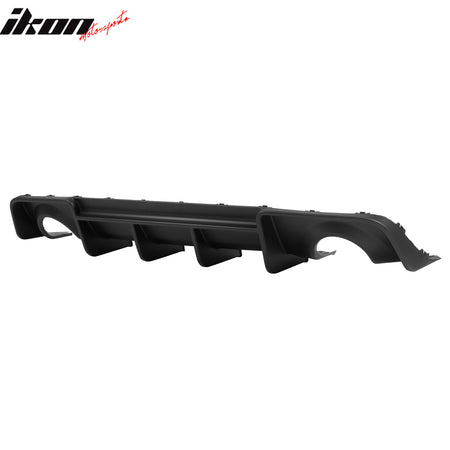 Fits 20-23 Dodge Charger Widebody Rear Bumper Lip Diffuser Matte Black Splitter