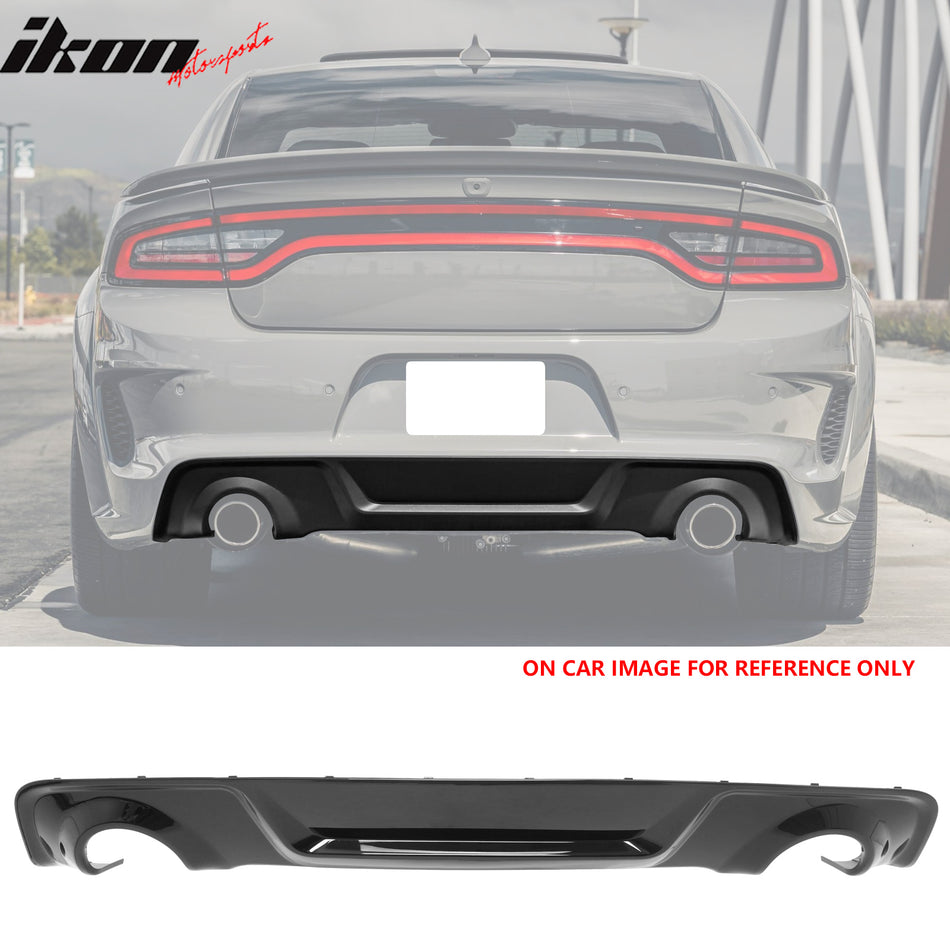 20-23 Dodge Charger Widebody Rear Diffuser OE Style Gloss Black