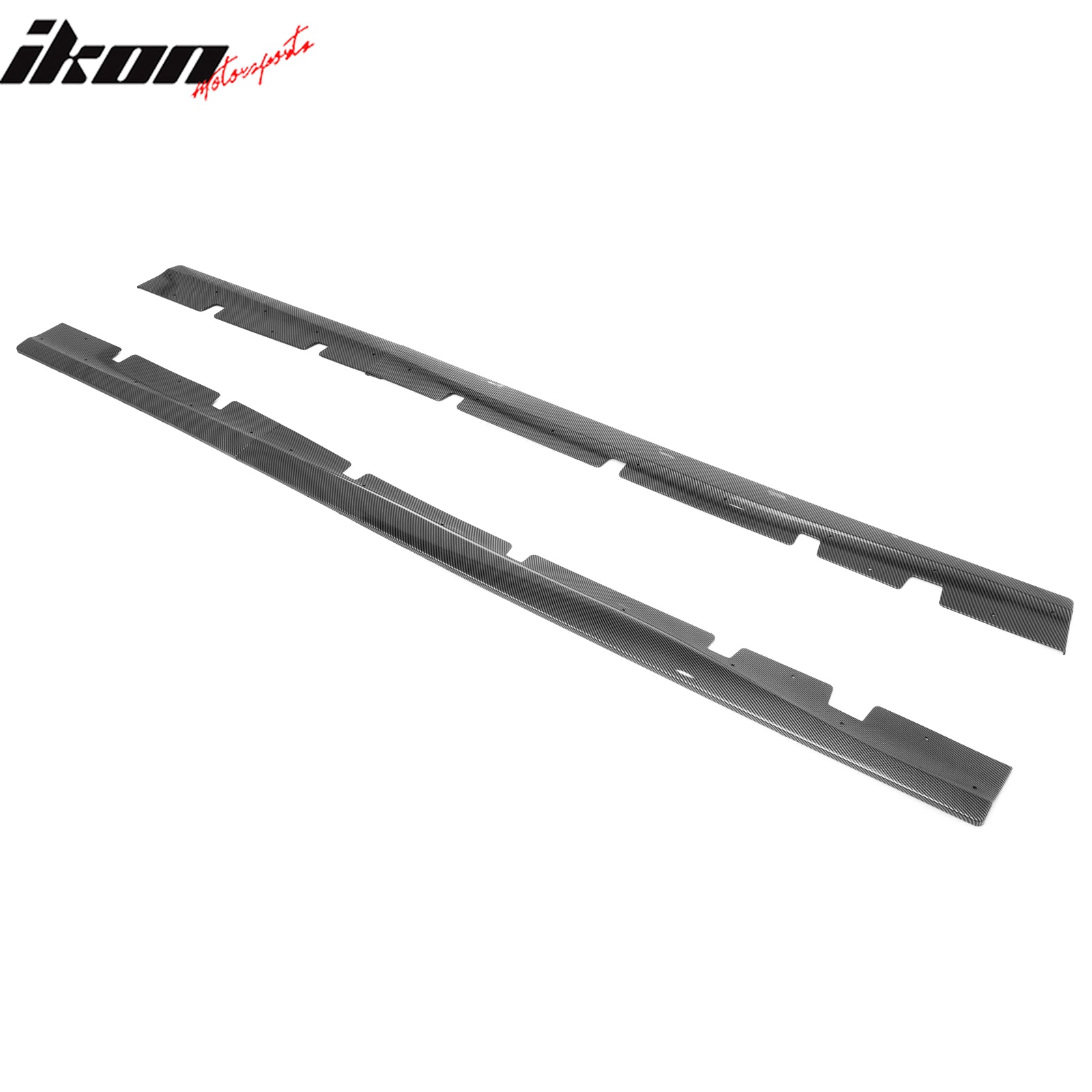 Fits 20-23 Dodge Charger Widebody Side Skirts Carbon Fiber Print Rocker Panel