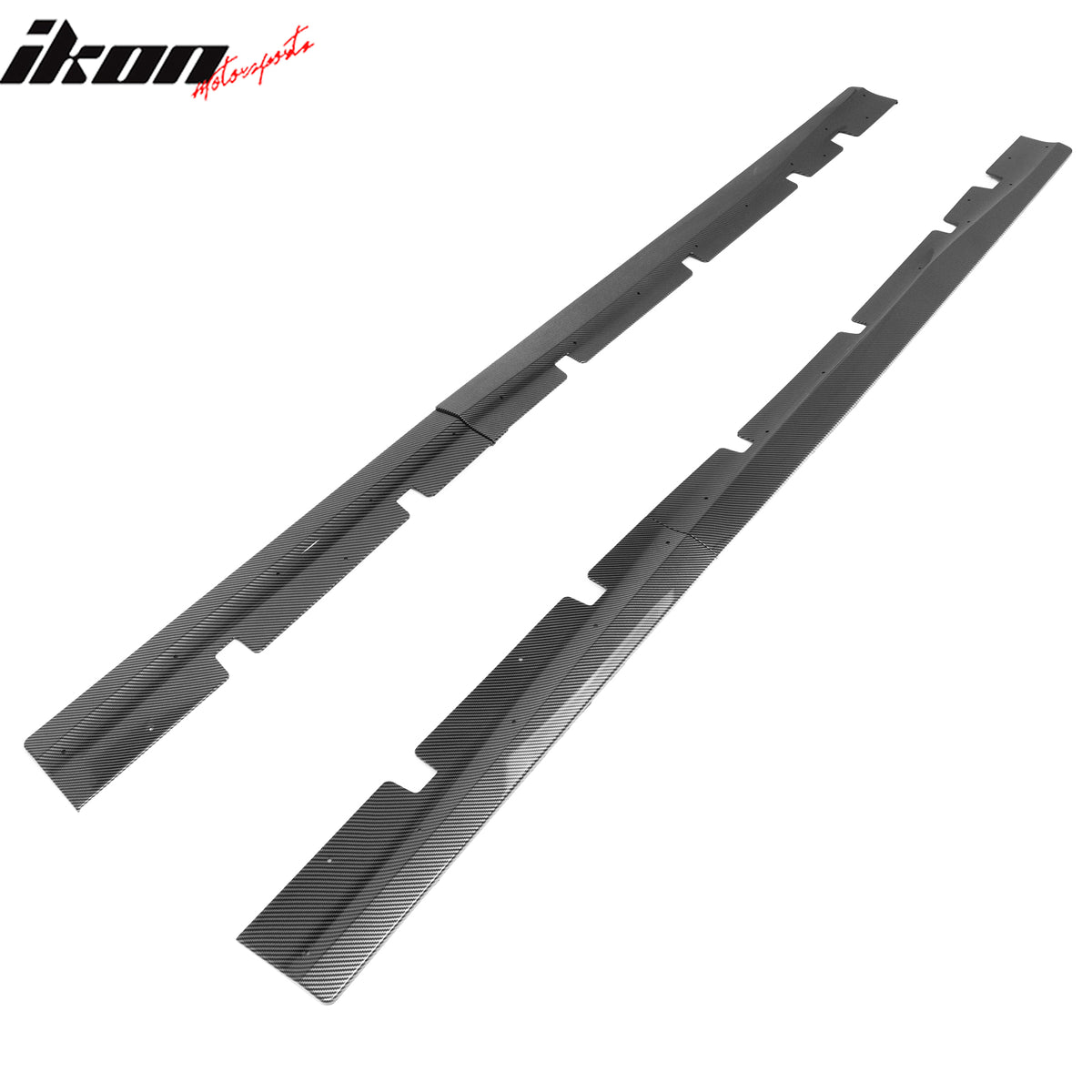 Fits 20-23 Dodge Charger Widebody Side Skirts Carbon Fiber Print Rocker Panel