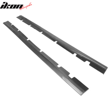 Fits 20-23 Dodge Charger Widebody Side Skirts Carbon Fiber Print Rocker Panel
