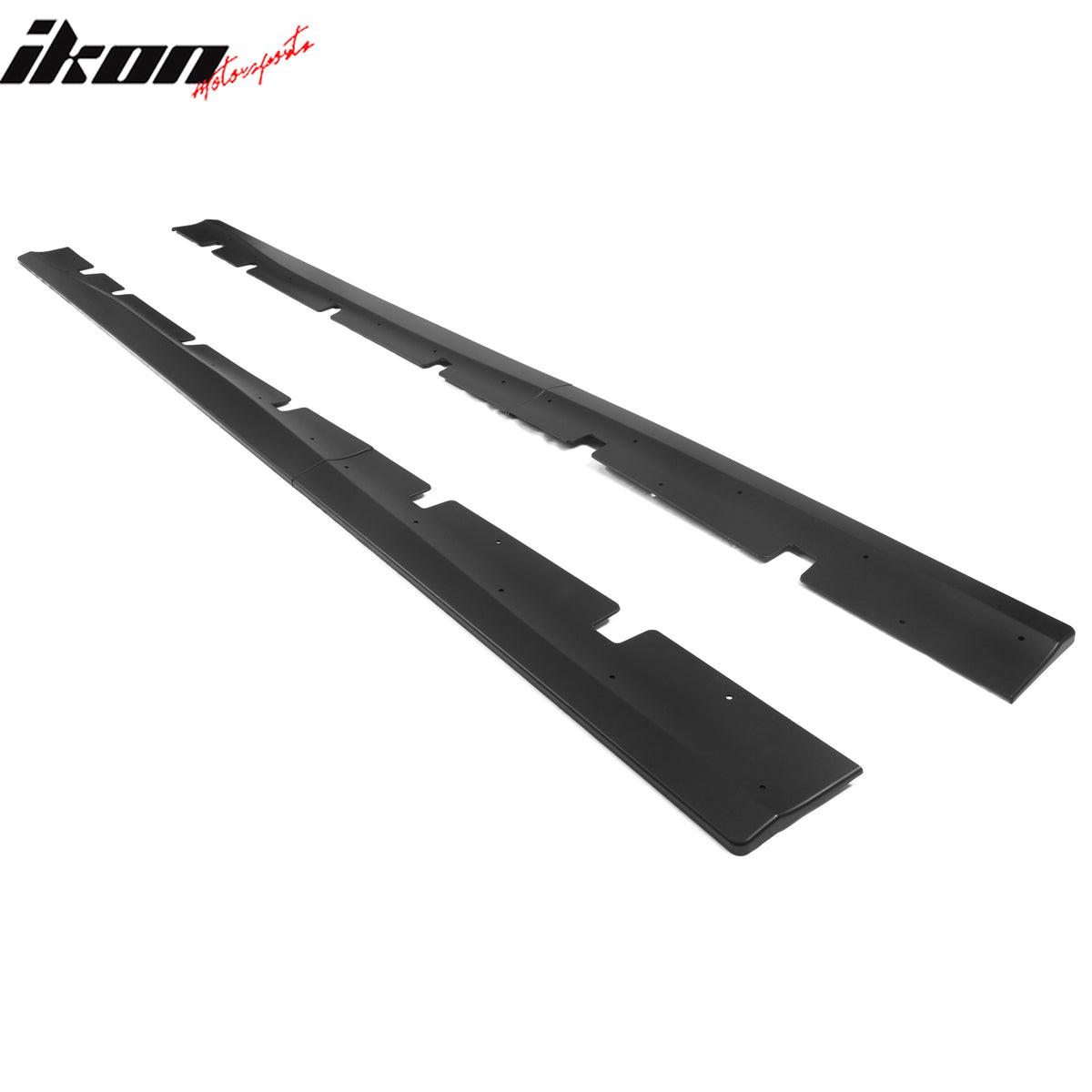 Fits 20-23 Dodge Charger Widebody Side Skirts Matte Black Rocker Panel Extension