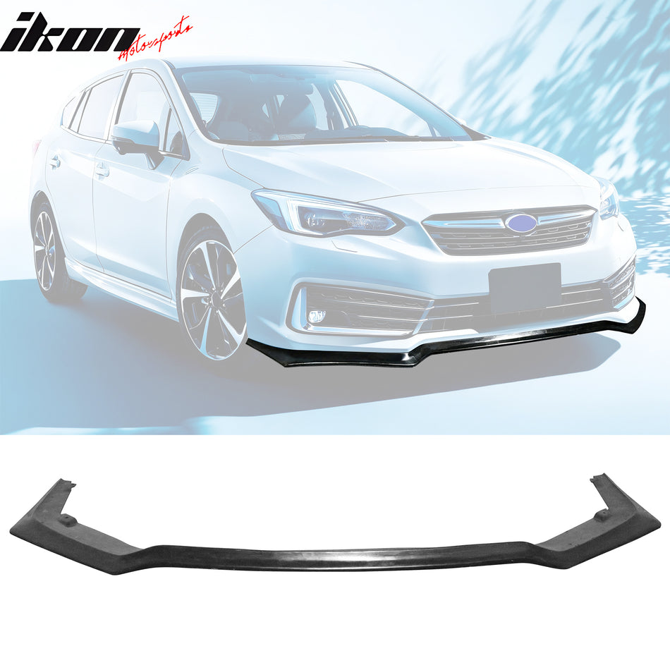 2020-2023 Subaru Impreza 4DR 5DR Front Bumper Lip Unpainted PU Spoiler