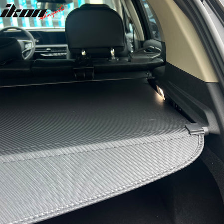 Fits 20-25 Lincoln Corsair Retractable Rear Trunk Cargo Cover Carbon Fiber Print